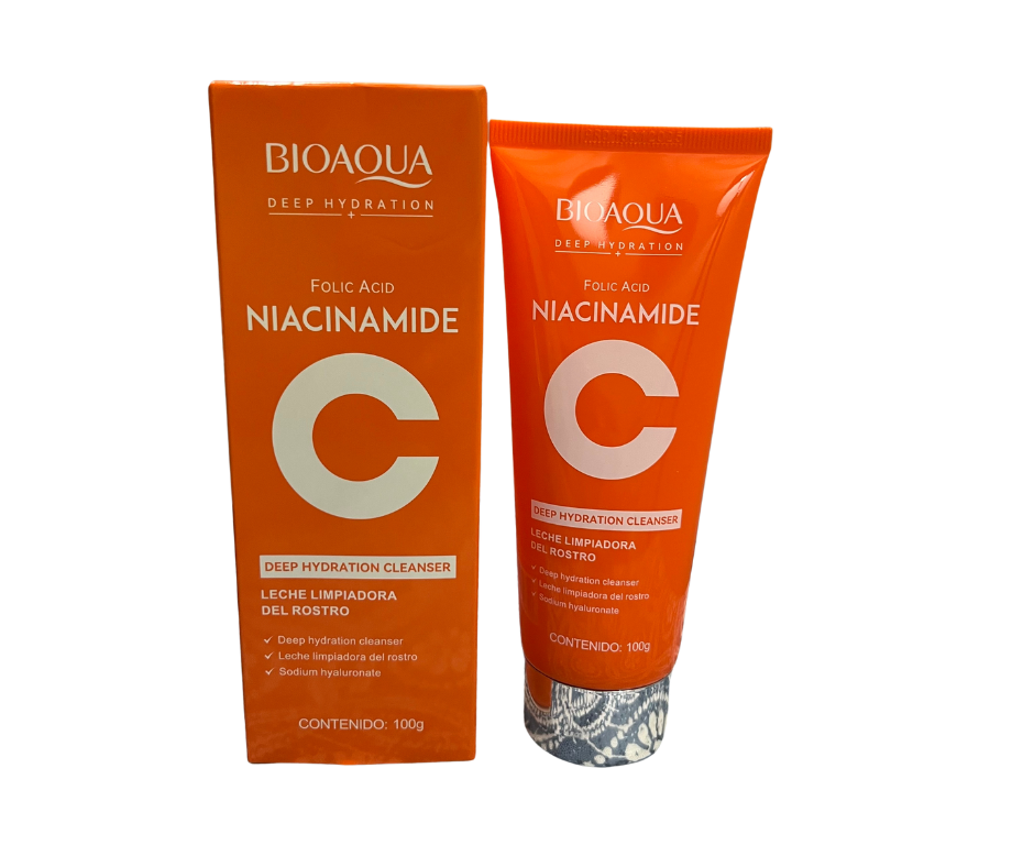 Leche limpiadora de rostro con NIACIMIDA